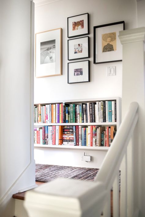 Upstairs Hallway Storage, Small Upstairs Hallway Ideas, Small Landing Ideas Upstairs, Small Upstairs Hallway, Walls Storage, Sharing Bedroom, Landing Storage, Small Closet Ideas, Hallway Upstairs