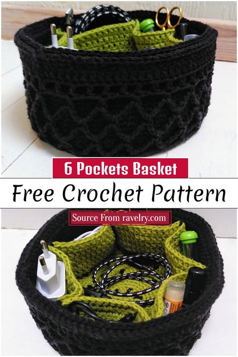 Crochet Project Organization, Crochet Waste Basket, Crochet Household Items Home Decor, Crochet Patterns Basket, Crochet Egg Basket Free Pattern, Crochet Storage Ideas Organizations, Crochet Spa Basket Pattern Free, Crochet Basket Bag, Crochet Organizer Storage Ideas