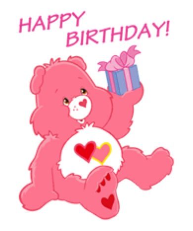 Care Bears Birthday, Bear Happy Birthday, Chinese New Year Wishes, Birthday Quote, Care Bear Birthday, Simpsons Art, Bear Pictures, Cute Messages, New Year Wishes