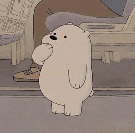 Ice Bear Pfp, Cute Aesthetic Pfp, Bear Pfp, Ice Bear, Aesthetic Pfp, Cute Aesthetic, Polar Bear