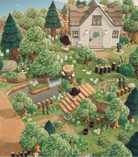 Acnh Neighborhood Layout, Neighborhood Layout, Animal Crossing Builds, Fairy Island, Cottagecore Animal Crossing, Animal Crossing Island Inspo, Acnh Cottagecore, Animal Crossing Funny, Forest Core