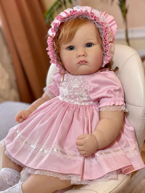 NPK 60CM Reborn Toddler Charlotte Princess High Quality Hand Paint Multiple layers with Visible Veins Rooted Long Curly Hair|Dolls| - AliExpress Premie Baby Clothes, Preemie Baby Clothes, Premie Baby, Multiples Baby, Bb Reborn, Real Life Baby Dolls, Baby Clothes Sizes, Reborn Toddler Dolls, Preemie Babies