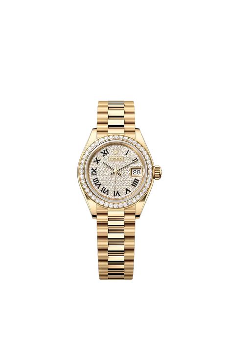 Discover the Lady‑Datejust watch in 18 ct yellow gold on the Official Rolex Website. Model:m279138rbr-0029 Cartier Love Bracelet Diamond, Trendy Watches Women, Gold Diamond Watches, Rolex Watches Women, Trendy Watches, Luxury Lifestyle Women, Gold Rolex, Watches Women, Buy Bags