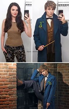 Amazing Cosplayer Shows Off Her 29 Incredible Transformations (New Pics) Fantastic Beast Costumes, Fantastic Beasts Cosplay, Fantastic Beasts Costumes, Fantastic Beasts Costume, Newt Scamander Costume, Alyson Tabbitha, Harry Potter Kostüm, Futuristic Costume, Amidala Star Wars