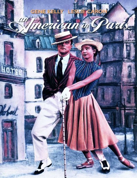 One of my favorites!! American In Paris Movie, Paris Movie, American In Paris, Leslie Caron, An American In Paris, Musical Film, Paris Poster, Gene Kelly, Vhs Movie