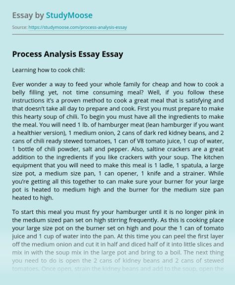 studymoose Process Analysis Essay, Process Analysis, 500 Word Essay, Opinion Essay, Informative Essay, Analysis Essay, Review Essay, Dissertation Writing Services, Essay Tips