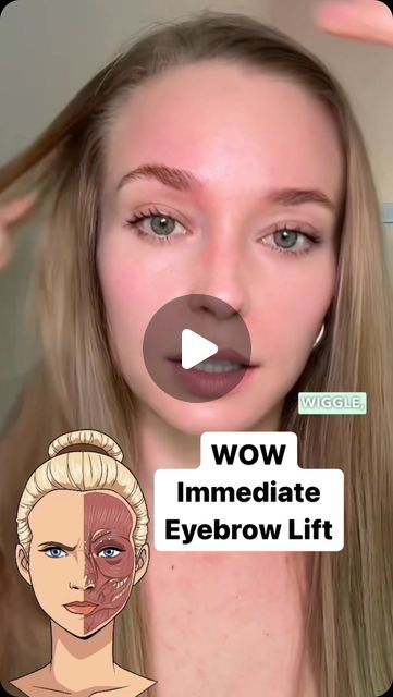 Eyebrow Lift, Triangle Area, Hooded Eyes, Blood Flow, Beauty Skin Care Routine, Beauty Skin, Eyebrows, Skin Care Routine, Skin Care