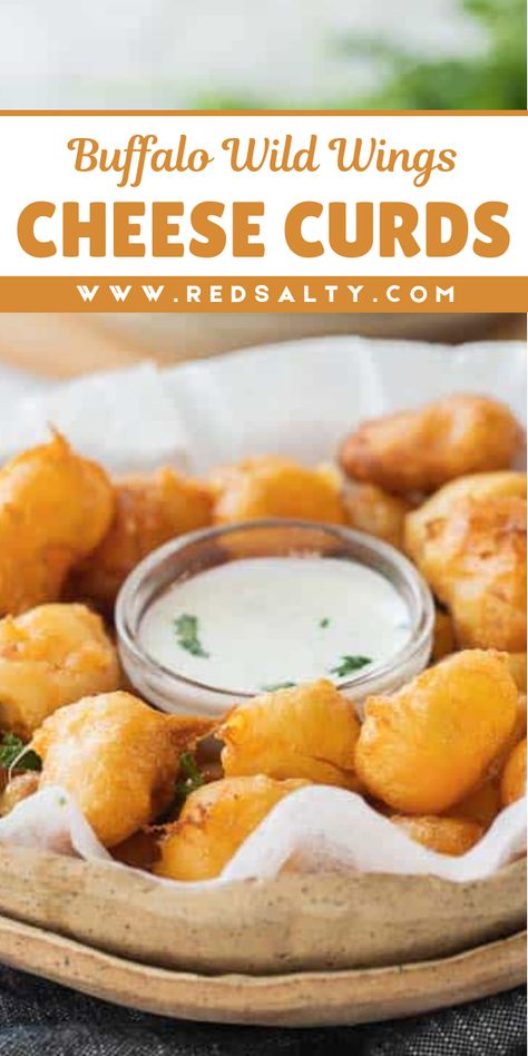 Looking for a tasty, cheesy snack? Buffalo Wild Wings Cheese Curds recipe is the answer!
#CheeseCurdsRecipe #BuffaloWildWings Buffalo Wild Wings Southwest Ranch, Buffalo Wild Wings Recipe, Homemade Cheese Curds, Cheese Curds Recipe, Polvorones Recipe, Cooking Bananas, Fried Steak Recipes, Cheesy Snack, Pimento Cheese Recipes