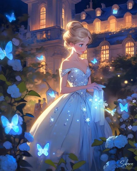 Disney Princess Anime, Disney Princess Artwork, Anime Show, Disney Princesses And Princes, Disney Princess Fan Art, Princess Wallpaper, Images Kawaii, Princess Pictures, Disney Princess Wallpaper