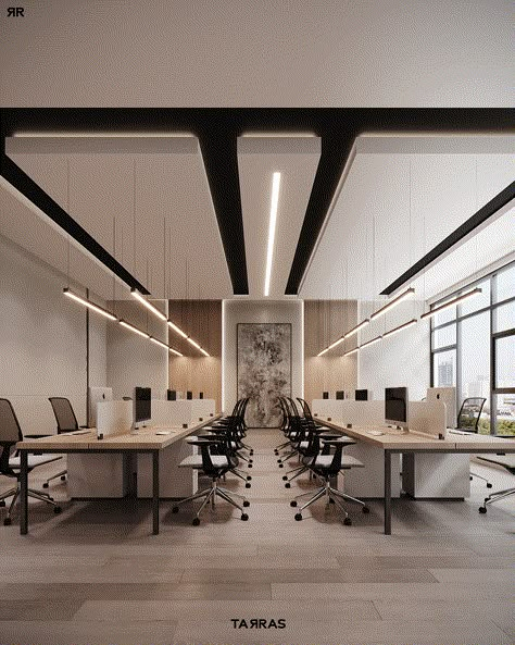 WORKSPACE DESIGN :: Behance Modern Office Design Workspaces, Office Interior Design Workspaces, Modern Office Space Design, Executive Office Design Interior, Work Office Ideas, Executive Office Design, Meeting Room Design, Design Studio Office, Ceo Office