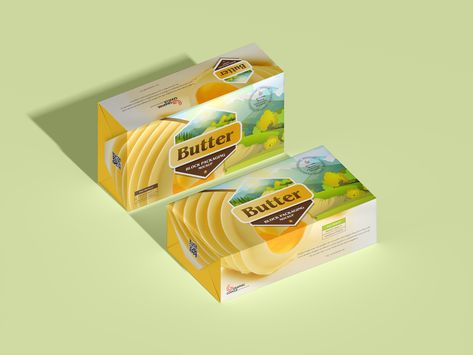 Free Butter Packaging Mockup Design - Mockup Planet Medicine Box Packaging, Homemade Organic Soap, Butter Packaging, Butter Block, Packaging Designs, Soap Packaging, Box Mockup, Food Packaging Design, Tea Packaging