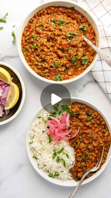 Archana Mundhe on Instagram: "Looking for a nutritious and delicious vegetarian meal that’s quick and easy to prepare?Try Green Moong Dal - a favorite for its simplicity and taste.

This recipe requires just a handful of ingredients and is ready in under 30 minutes, making it perfect for busy weeknights or meal prep. Plus, it’s packed with protein, fiber, and essential nutrients, making it a wholesome choice for vegetarians and vegans alike. 🌱🌱🌱

Comment “mung bean curry” to get the recipe in your DMs.

FB friends here is a clickable link - https://ministryofcurry.com/green-moong-dal/

#meatlessmondays #indiancuisine #desifood #mungbean #glutenfreevegan" Mung Bean Recipes, Bean Curry, Beans Curry, Dal Recipe, Moong Dal, Vegetarian Meal, Tasty Vegetarian Recipes, Desi Food, Mung Bean