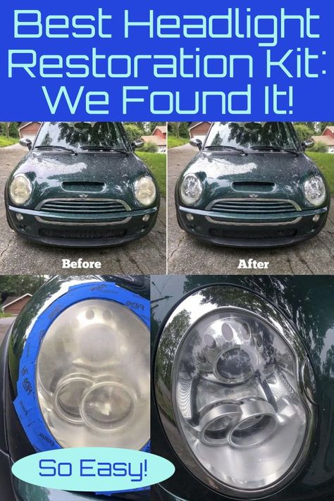 Headlight Cleaner Diy, Car Headlight Cleaner, Headlight Restoration Diy, Best Headlights, Headlight Cleaner, Headlight Restoration Kit, How To Clean Headlights, Car Care Tips, Tacoma Truck