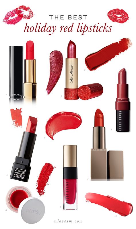 Dark Red Lipstick, Laura Mercier Lipstick, Holiday Outfit Inspiration, Dark Red Lips, Chanel Lipstick, Wear Red Lipstick, Red Chanel, Glam Party, Creme Lipstick