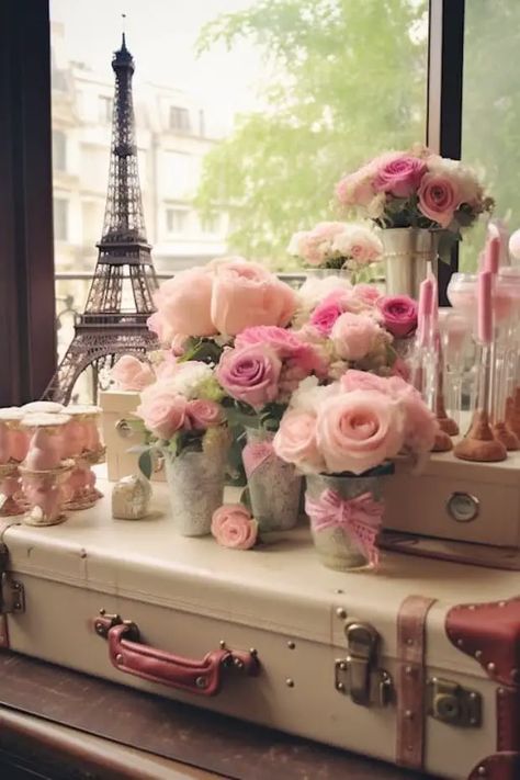 10 Non-Traditional Bridal Shower Themes That Wow - Prairie Hive Bridal Shower Ideas Decorations Elegant Pink, Bridal Shower French Theme, Parisian Bridal Shower Theme, French Bridal Shower Theme, Paris Themed Bridal Shower Ideas, French Themed Bridal Shower Ideas, Parisian Bridal Shower Ideas, Bridal Shower Themes 2024, Vintage Bridal Shower Ideas