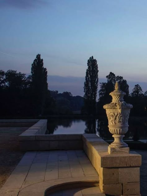 Photo by Bruno Ehrs for "Château de Villette. The splendor of French decor” French Home Aesthetic, Chateau Aesthetic, French Chateau Wedding, Garden Estate, Rustic Bathroom Designs, Romantic Dream, Rich Home, Different Aesthetics, Lavender Green