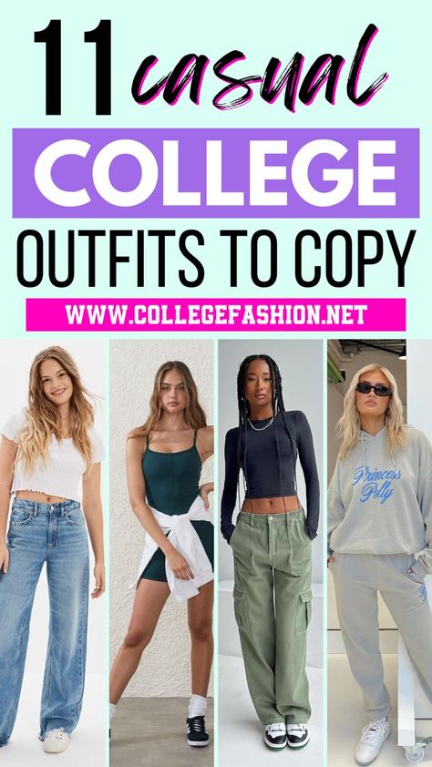 casual college outfit ideas Cute Outfits For College, Casual Asian Fashion, College Looks, Campus Style, Basic White Tee, Casual College Outfits, Effortless Outfit, Plaid Flannel Shirt, Back To School Outfits