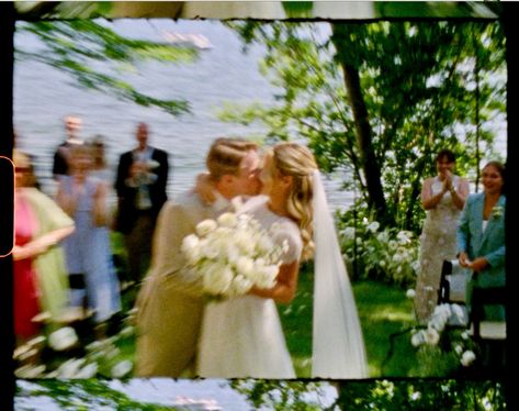 Digital, Film, & Super 8 | Wedding Photographer | Having serious Savannah & Henry + Wisconsin summer withdrawals over here 🥹 Swipe to see their #super8 preview 🎞️💛 #summerweddings… | Instagram Super 8 Film Wedding, Super 8 Wedding Film, Super8 Wedding, Super 8 Wedding, Wisconsin Summer, Wedding Flower Trends, Audio Guest Book, Super 8 Film, 2025 Wedding