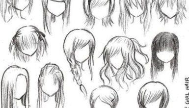 Pin by Francesca Bogue on drawing 2  Anime long hair Long hair ponytail  Ponytail drawing