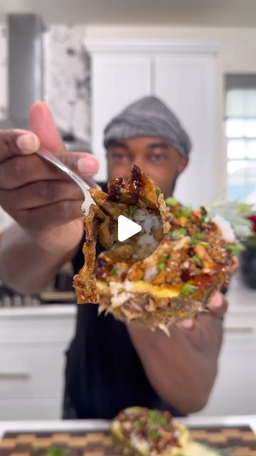 580K views · 45K likes | Daven Gates aka OneStopChop on Instagram: "Teriyaki Chicken Pineapple bowls 😎. This is the only video you’ll need to save for later! Try it out.  . . . . #teriyakichicken #pineapplebowl #dinner #onestopchop" Grilled Chicken Rice Bowl, Teriyaki Chicken Pineapple Bowl, Pineapple Bowl Recipe Teriyaki Chicken, Pineapple Rice Bowl Chicken, Pineapple Chicken Bowl, Terryaki Chicken, Pineapple Rice Bowl, Pineapple Bowl Recipe, Grilled Stuffed Chicken