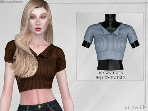 Cc Top, Sims Clothes, Sims 4 Expansions, Sims 4 Dresses, Sims4 Clothes, Sims4 Cc, Cc Sims, 4 Dresses, Girls Blouse