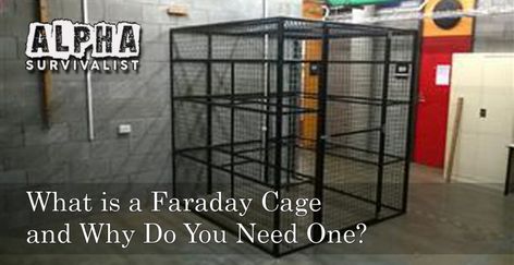 What is a Faraday Cage and Why Do You Need One? | Alpha Survivalist Faraday Cage Diy, Faraday Cage, Bear And Rabbit, Michael Faraday, Farm Shed, Solar Battery Charger, Faraday Bag, Emergency Water, Social Engineering