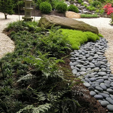 75 Beautiful Asian Garden Ideas & Designs - June 2023 | Houzz AU Garden With Rocks, Japanese Garden Style, Japanese Rock Garden, Zen Rock Garden, Front Yard Landscaping Pictures, Japanese Garden Landscape, Zen Garden Design, Stone Landscaping, Asian Landscape