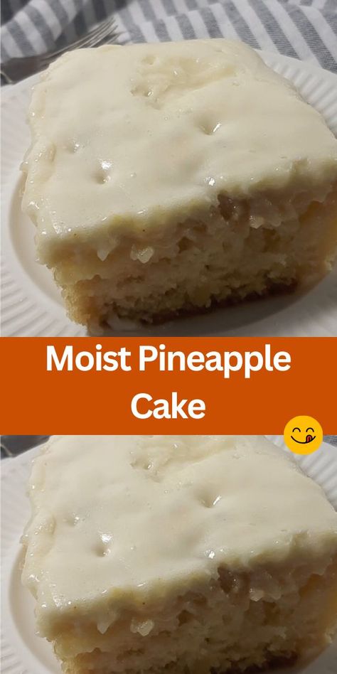 Delight your taste buds with this irresistible Moist Pineapple Cake recipe! Bursting with tropical flavors, this cake is incredibly moist and topped with a creamy icing that will leave you craving for more. Perfect for any occasion, from birthdays to backyard barbecues. Learn how to make this mouthwatering dessert and impress your family and friends. Pinapple Recipes Dessert, Moist Pineapple Cake Recipe, Homemade Pineapple Upside Down Cake, Moist Pineapple Cake, Pineapple Cake Recipe, Baked Fruit, Warm Cake, Easy To Make Desserts, Pineapple Upside Down Cake