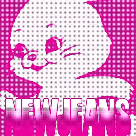 Newjeans Logo, Minji Danielle, Danielle Haerin, Phone Widgets, Newjeans Hyein, Wallpaper For Wall, Bunny Logo, Bunny Wallpaper, Pop Posters