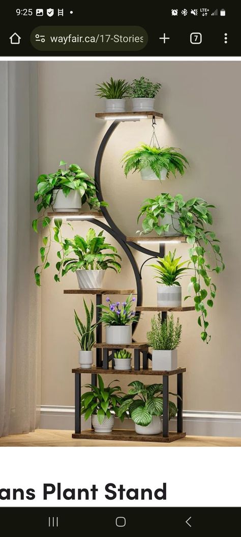 Indoor Plant Shelf, Tall Plant Stand, Indoor Plant Shelves, Plant Rack, Vertical Garden Indoor, Tall Plant, Tall Plant Stands, Wood Centerpieces, Flower Pot Design