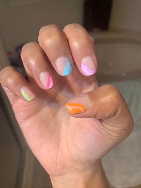 Cute Short Nail Shellac Ideas, Ss23 Nails, Short Nails Shellac, Shellac Ideas, Shellac Nails Summer, Shellac Nail Art, Shellac Manicure, Cute Short Nails, Short Gel Nails