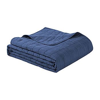 Swift Home Lightweight Oversized Enzyme Washed Crinkle Quilt Coverlet Bedspread Set - JCPenney Lightweight Bedding, Twin Xl Bedding, Quilted Coverlet, Bedspread Set, Bed Sizes, Layering Pieces, Bed Spreads, Flat Weave, Pillow Shams