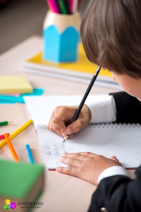 5 Writing Activities to Improve Your Child’s Writing Efficiency | http://ilslearningcorner.com #writing #kidsactivities Behavior Accommodations, Homeschool Middle School Curriculum, Homeschool Writing Curriculum, Fun Writing Activities, Unit Studies Homeschool, Homeschool Middle School, Visual Processing, Writing Games, Improve Writing