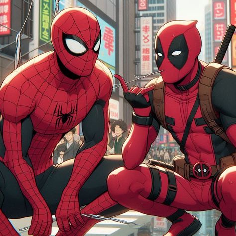 “Deadpool and Spider-Man in a humorous scene, with Deadpool holding a pair of eyeglasses and Spider-Man standing with hands on hips.”
“Batman and Iron Man standing together, showcasing their advanced technology and strategic minds in a dynamic pose.”
“Wolverine and Deadpool engaged in an intense battle, highlighting their fierce combat skills and healing powers.” Matching Pfp Deadpool, Spider Man Matching Pfp, Deadpool And Spider Man, Spider Man Matching, Witty Banter, Dynamic Duo, Super Heroes, Justice League, Matching Pfp