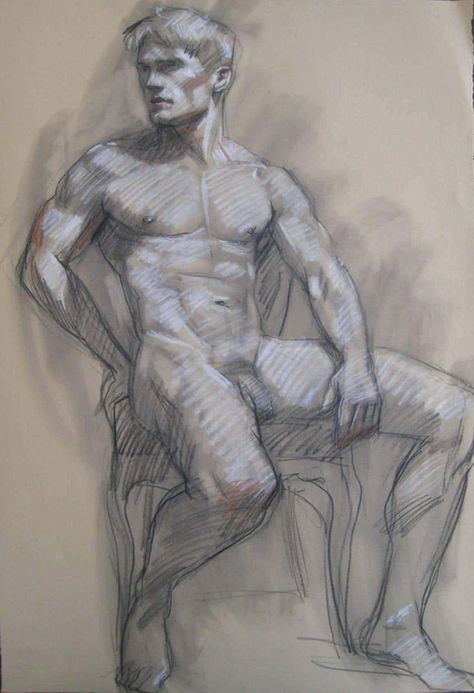 Masculine Art, Male Body Art, Male Figure Drawing, Drawing Hands, Seni Dan Kraf, Human Figure Drawing, Human Anatomy Art, Art Of Man, Drawing Faces