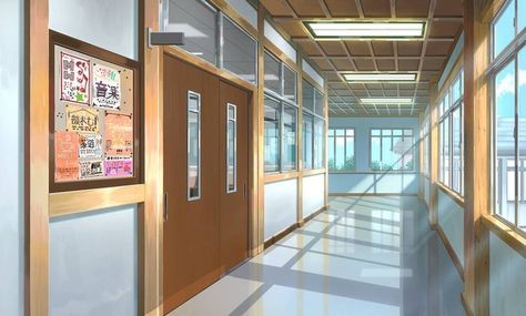 Gacha Bg School, Gacha Life Backgrounds School, Anime School Background, School Corridor, Background Gacha Life, Japanese Background, Classroom Background, School Background, School Hallway