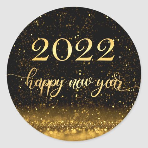 New Year Stickers, Happy New Year Stickers, 2022 Happy New Year, Decorating Frosting, Happy New Year Pictures, Happy New Year Gif, New Year's Cake, New Year Gif, Cake Decorating Frosting