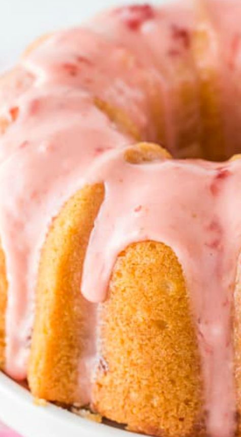 Summer Pound Cake, Strawberry Lemon Pound Cake Recipes, Strawberry Lemon Crunch Cake, Pound Cake And Strawberries Dessert, Strawberry Lemonade Loaf Cake, Strawberry Glaze For Pound Cake, Strawberry Buttermilk Pound Cake, Strawberry Lemon Bundt Cake, Strawberry Lemonade Pound Cake Recipe