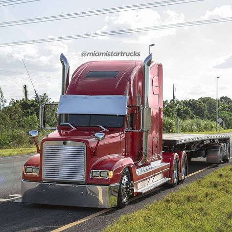 Custom Flatbed, Western Star Trucks, Truck Frames, Trucks Lifted Diesel, Big Tractors, Freightliner Trucks, Chevrolet Truck, Truck Driving, Custom Big Rigs