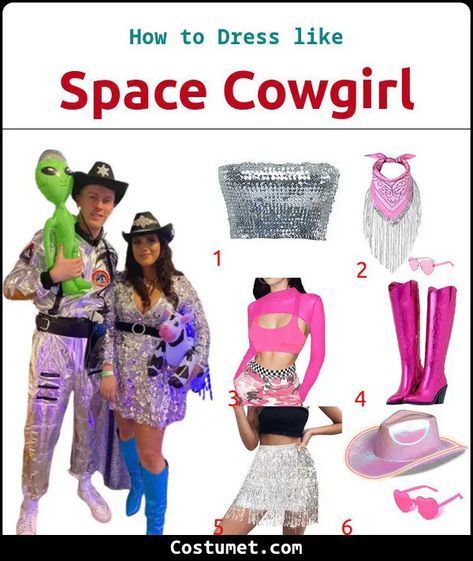 Space Cowgirl and Cowboy (Neon) Costume Cowgirl Costume Women, Space Cowboy Costume, Cowgirl Costume Diy, Neon Costume, Space Cowgirl Costume, Cowgirl And Cowboy, Space Disco, Rhinestone Cowboy, Cowgirl Look