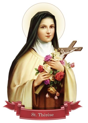 St Theresa Little Flower, Santa Hat Png, Catholic Symbols, Guardian Angels Prayer, Saint Therese, Removable Vinyl Wall Decals, Hat Png, Agnus Dei, St Therese Of Lisieux