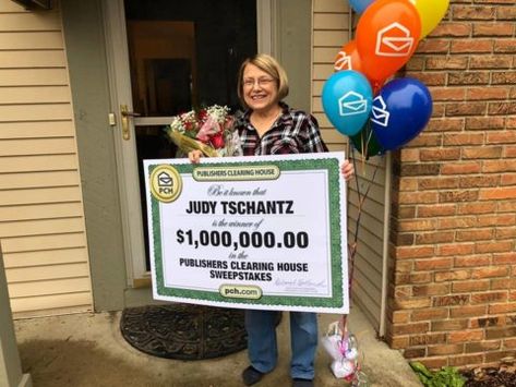 Meet Judy Tschantz, Our Newest Million Dollar SuperPrize Winner Job 42 10, Monroe Michigan, 10 Million Dollars, Win For Life, Publisher Clearing House, 2018 Year, Publishers Clearing House, Winning Numbers, Pch Sweepstakes