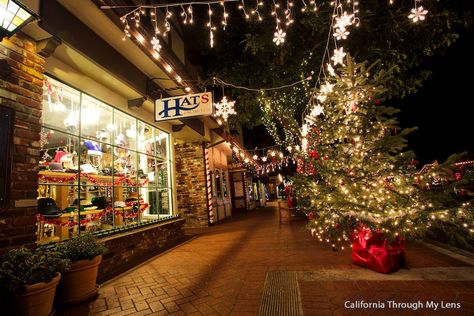 Solvang: A Danish Village at Christmas | California Through My Lens Santa Barbara Christmas, Solvang California Christmas, Solvang Christmas, Christmas In California, Christmas California, Christmas Fotos, Christmas Tree Outside, Christmas Towns, Solvang California