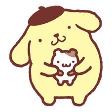 Pompompurin by SANRIO sticker #9744 App Stickers, Chat Stickers, 17 Kpop, Hello Kitty Characters, Hello Kit, Chat App, Sanrio Characters, Fun Stickers, Cute Characters