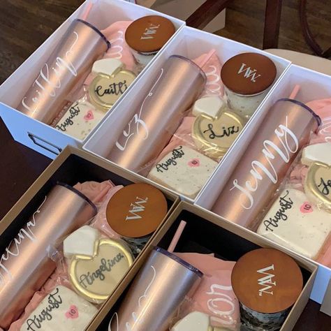 Bachelorette Miami, Bridesmaid Gifts From Bride, Miami Bachelorette, Asking Bridesmaids, Bridesmaid Boxes, Bridal Bachelorette Party, Wine Gift Baskets, Bridemaids Gifts, Bridesmaid Gift Boxes