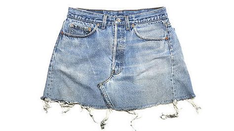 Time: About 45 minutes, plus washing and drying Jeans To Skirt Diy, Diy Jean Skirt, Jeans Into Skirt, Skirt Sewing Tutorial, Diy Denim Skirt, Diy Old Jeans, Best Sewing Machine, How To Make Skirt, Jean Skirts