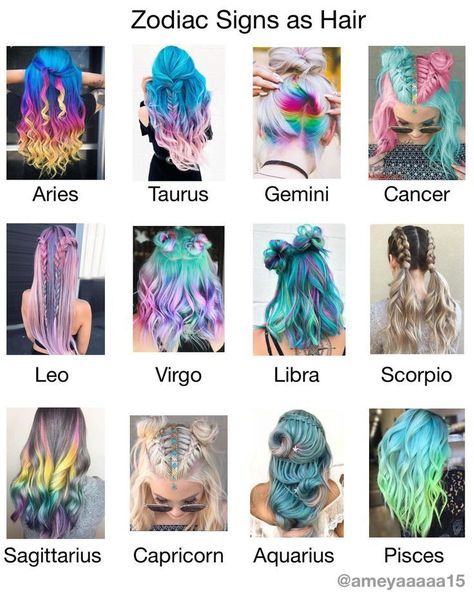 Virgo Hairstyles, Zodiac Signs Hairstyles, Taurus Hair, Zodiac Hairstyles, Hair Signs, Hairstyles Zodiac Signs, Zodiac Signs Outfits, Zodiac Hair, Zodiac Clothes