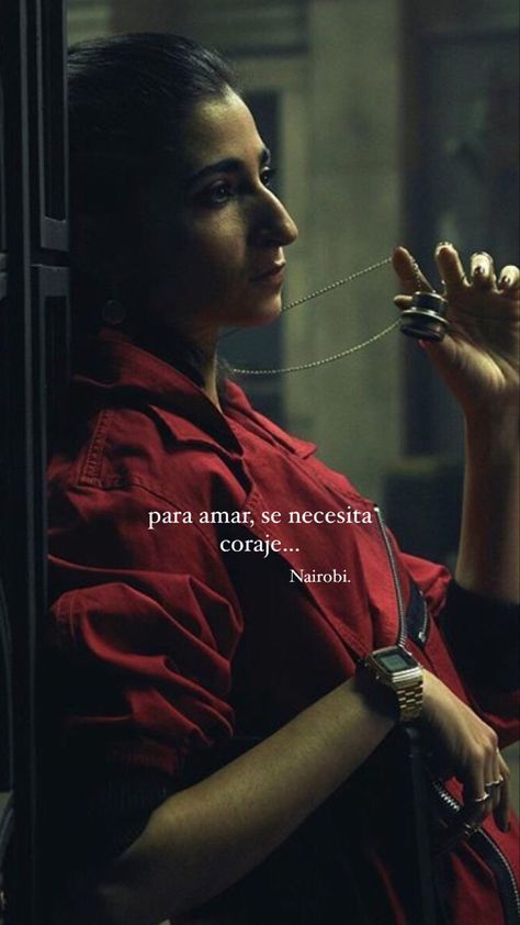 Frase de la casa de papel Nairobi, Movie Posters, Fictional Characters, Film Posters