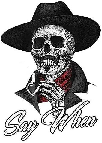 Amazon.com: Say When Doc Holiday Sticker Decal Skeleton Skull Tombstone Quote 2 Pack Western 4-Inches Premium Quality Vinyl Sticker UV Protective Laminate PDS2146 : Automotive Doc Holliday Tombstone, Tombstone Tattoo, Outlaw Tattoo, Tombstone Movie, Doc Holiday, Cowboy Tattoos, Movie Tattoo, Western Tattoos, Skeleton Tattoos