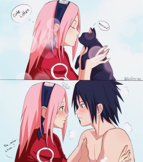 Sakura And Sasuke Kiss, Sakura Wars, Sasuke Cosplay, Naruto Cool, Sakura X Sasuke, Sasuke Uchiha Sakura Haruno, Sasuke X Sakura, Naruto Couples, Naruto Teams